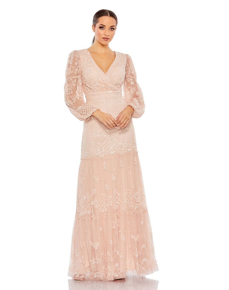 Mac Duggal 9197-Blush-AB