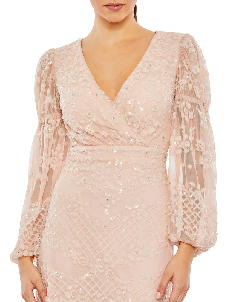 Mac Duggal 9197-Blush-CL