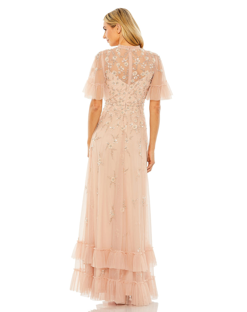 Mac Duggal 9199-Blush-BK