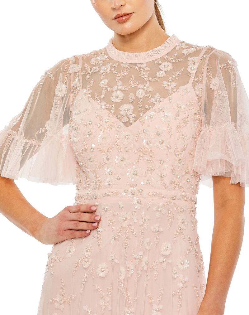 Mac Duggal 9199-Peach-CL