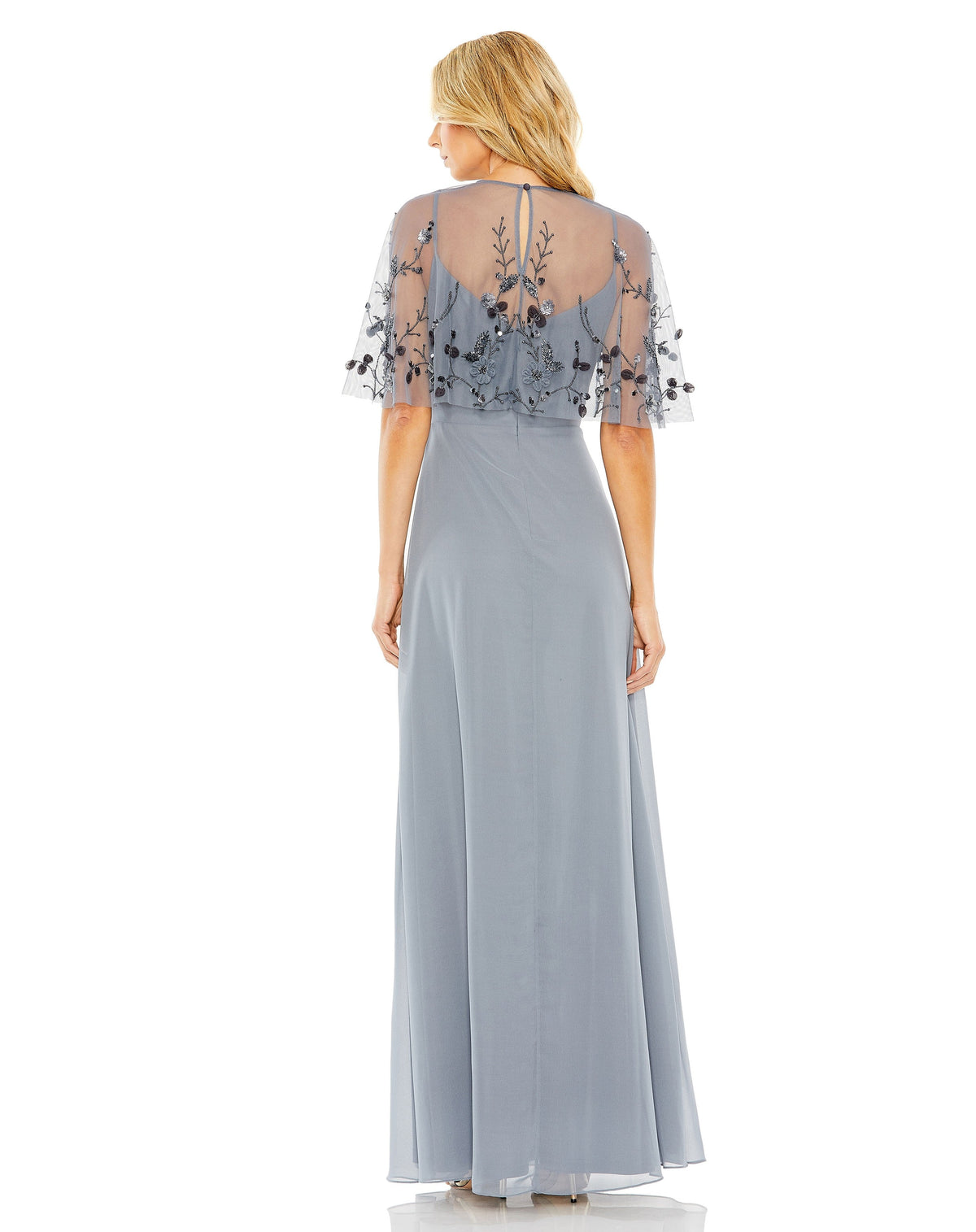 Mac Duggal 9229-SlateBlue-BK
