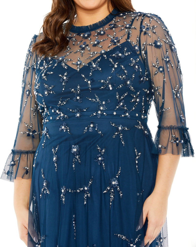 Mac Duggal 9263-OceanBlue-CL