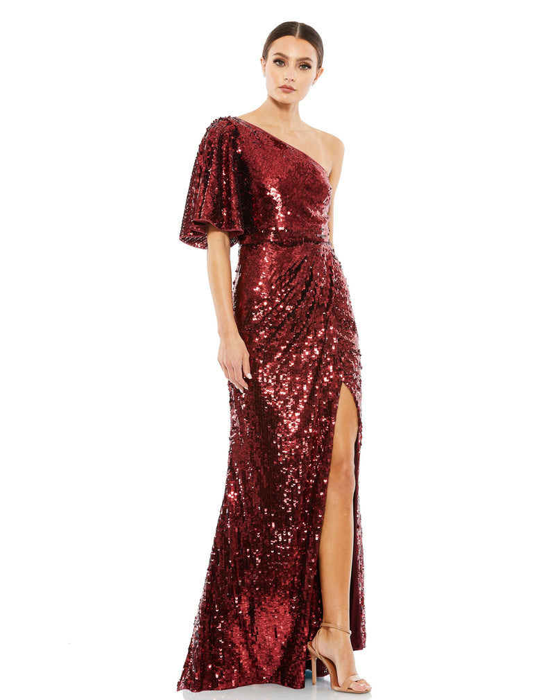 Mac Duggal 93540-Burgundy-AB