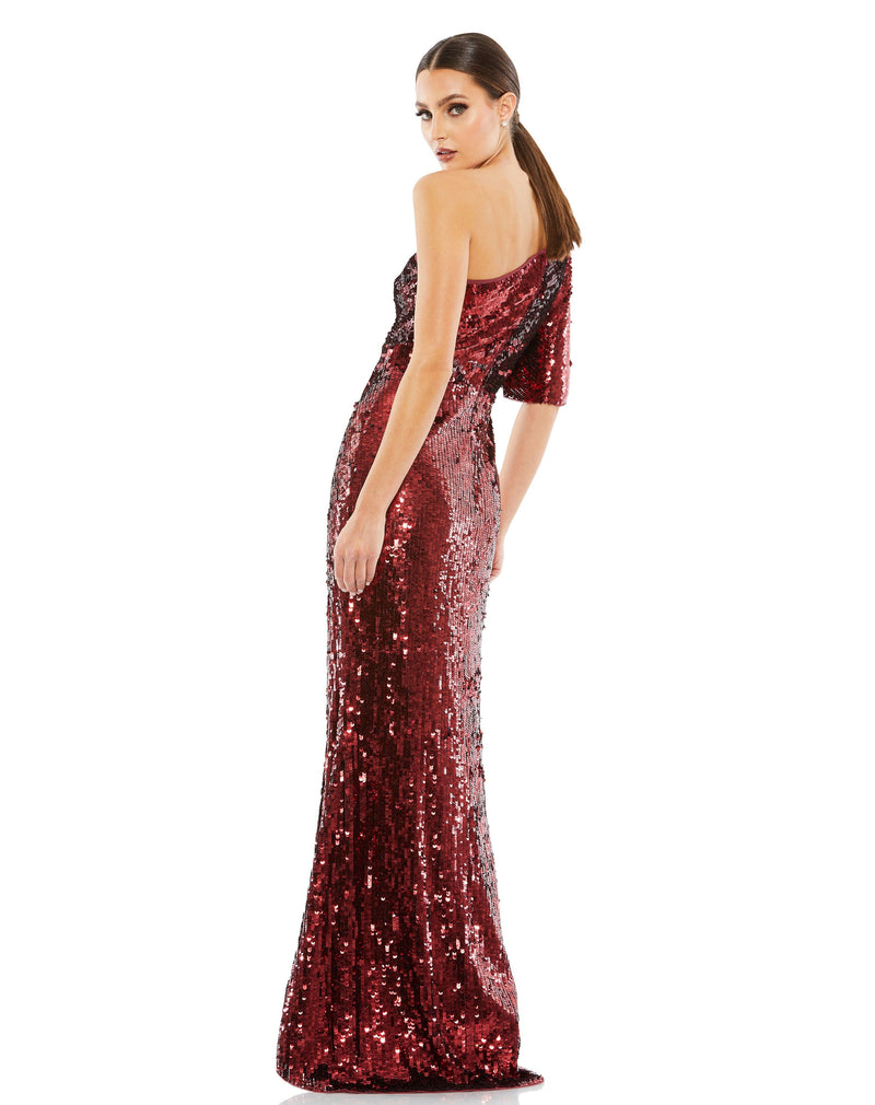 Mac Duggal 93540-Burgundy-BK