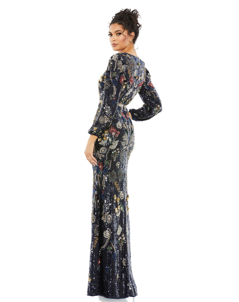 Mac Duggal 93546-MidnightMulti-BK