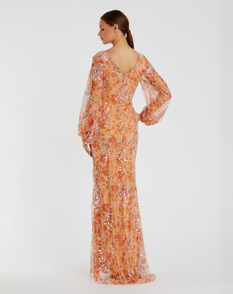 Mac Duggal 93547-Apricot-BK