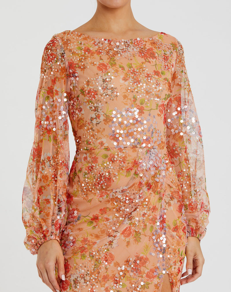 Mac Duggal 93547-Apricot-CL