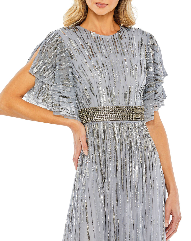 Mac Duggal 93582-SlateBlue-CL