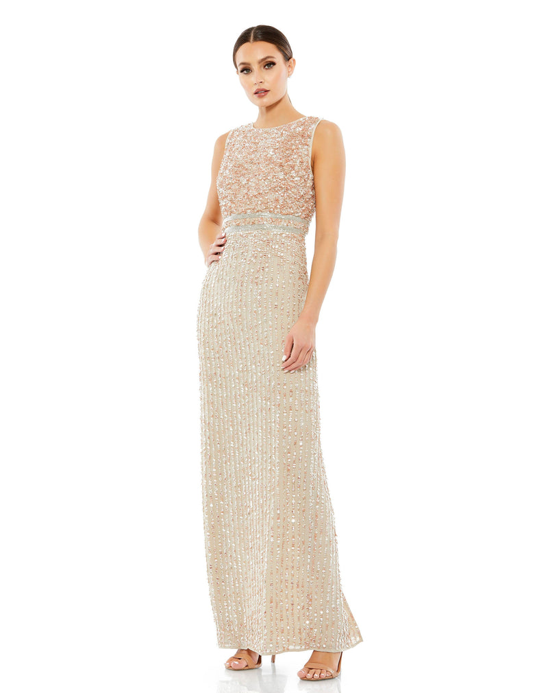 Mac Duggal 93603-Nude-AB