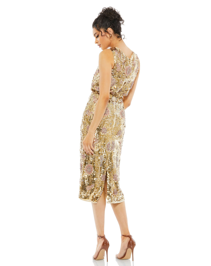 Mac Duggal 93614-GoldAmethyst-BK