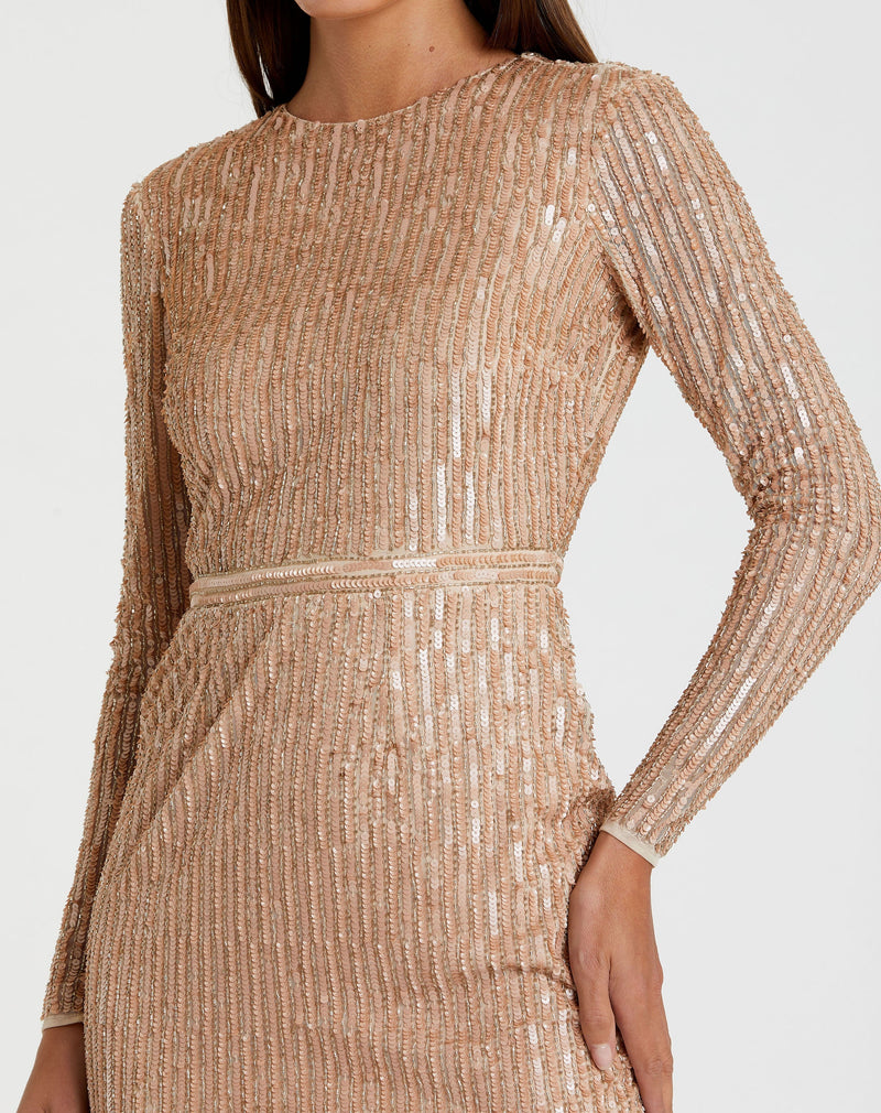 Mac Duggal 93625-Nude-CL