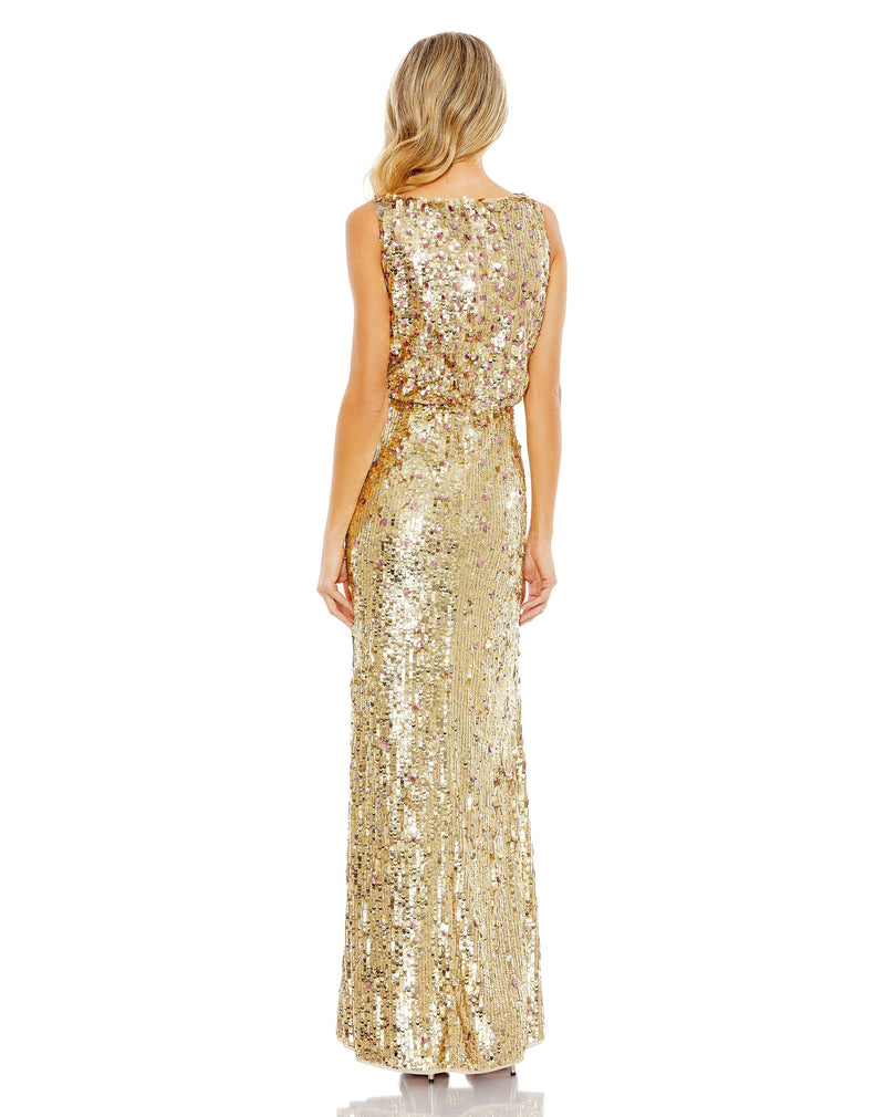Mac Duggal 93645-Gold-BK