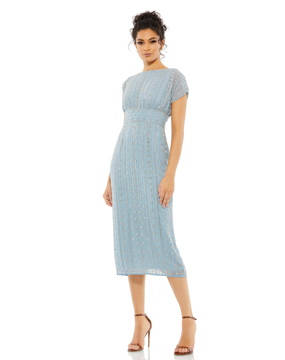 Mac Duggal 93649-SlateBlue-AB
