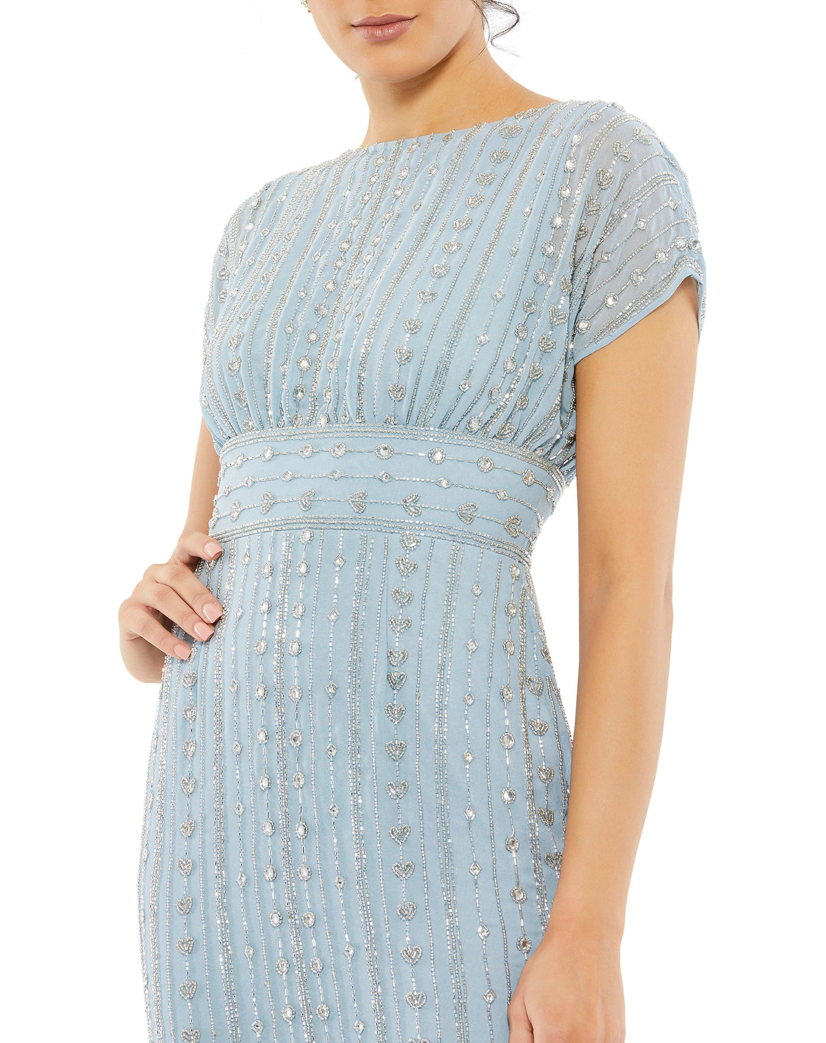 Mac Duggal 93649-SlateBlue-CL