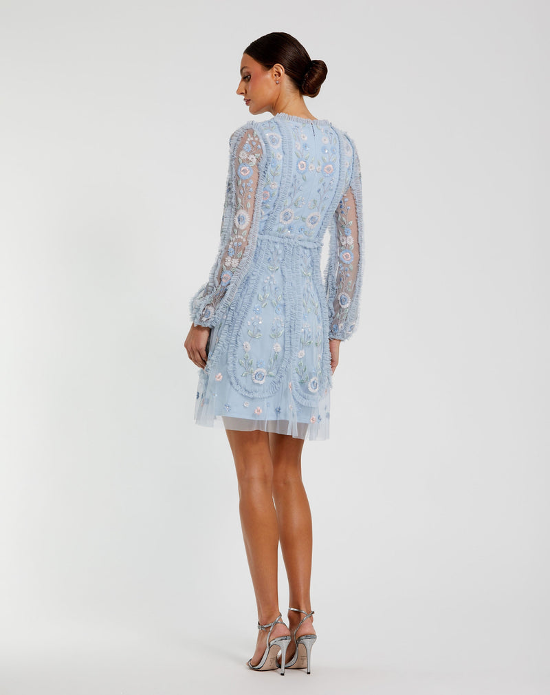 Mac Duggal 9365-PowderBlue-BK