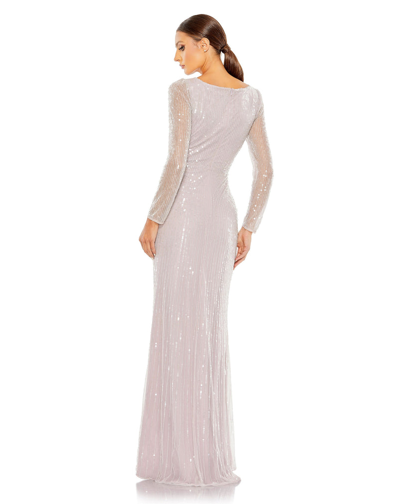 Mac Duggal 93660-Lavender-BK