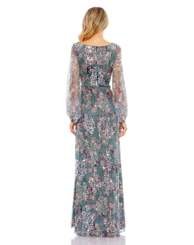 Mac Duggal 93750-GreyMulti-BK