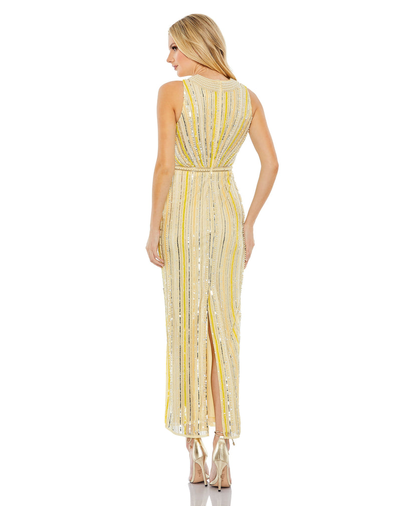 Mac Duggal 93752-Porcelain-BK