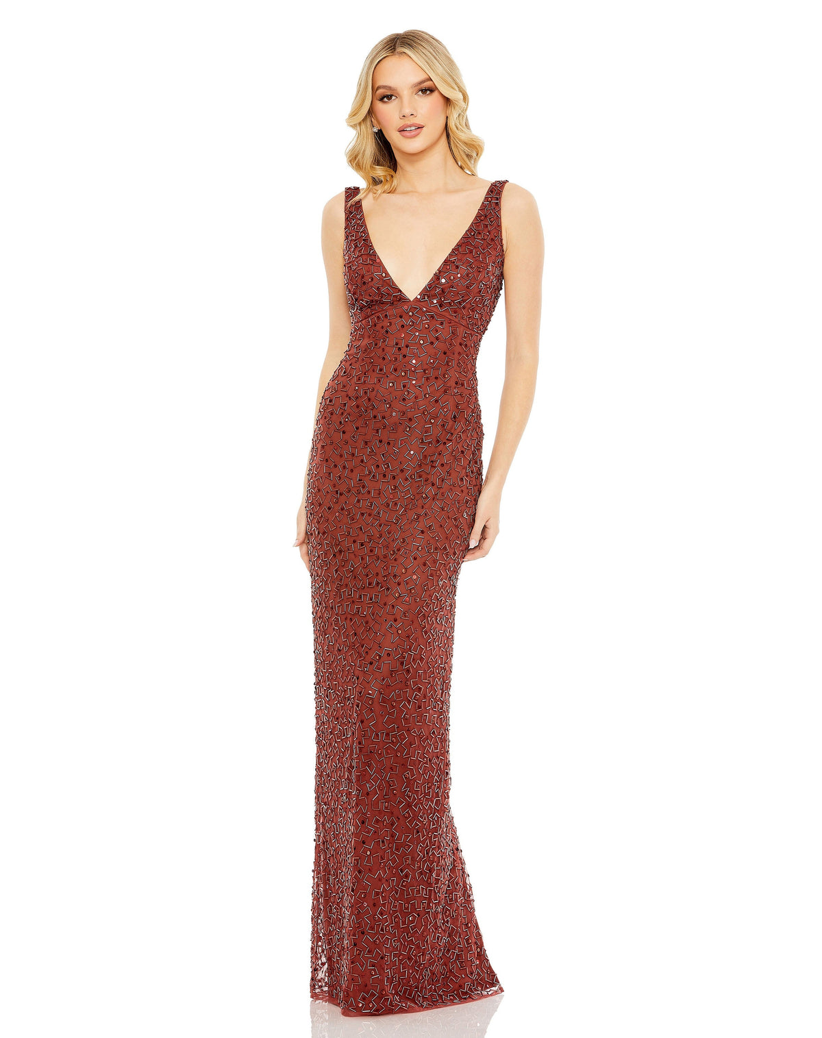 Mac Duggal 93757-Brick-AB