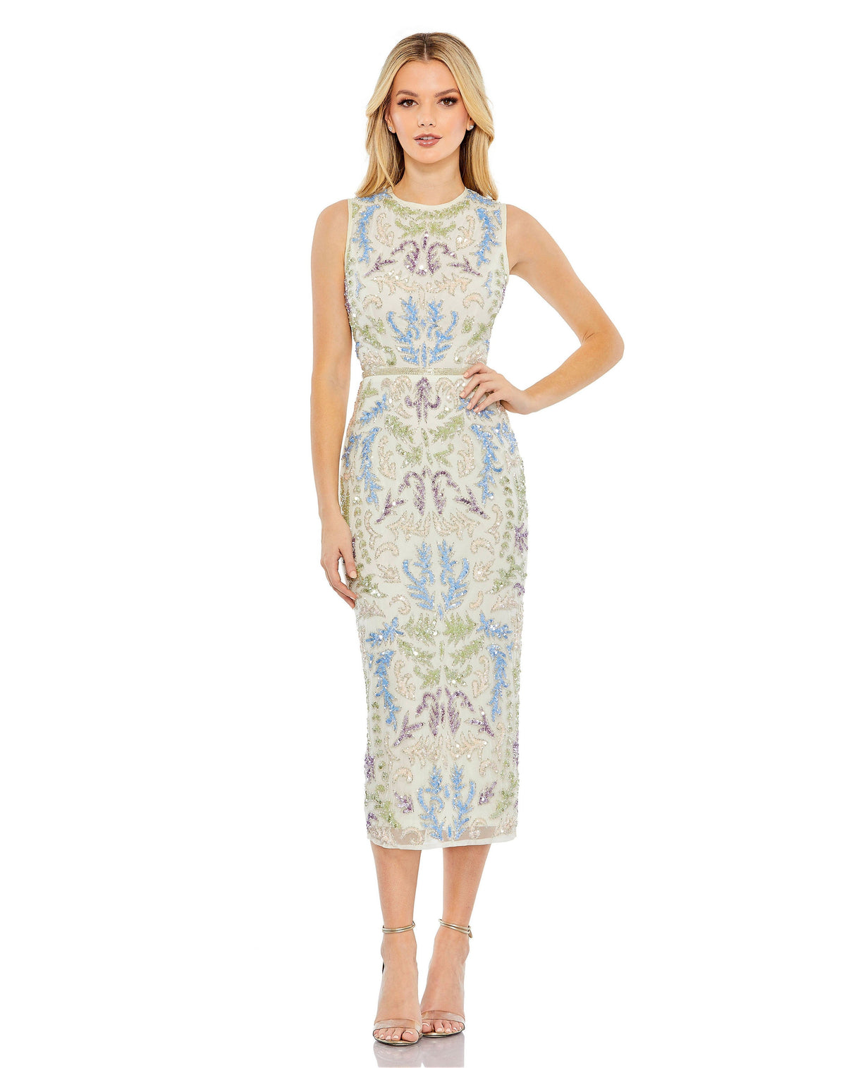 Mac Duggal 93759-IvoryMulti-AB