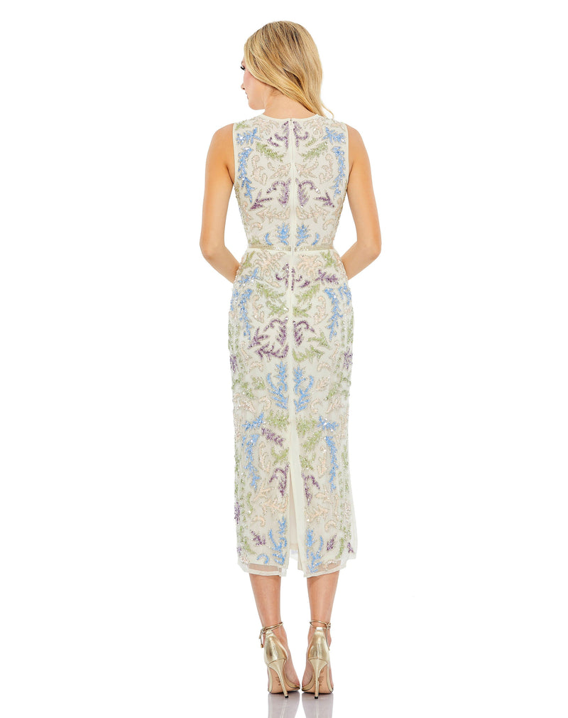 Mac Duggal 93759-IvoryMulti-BK