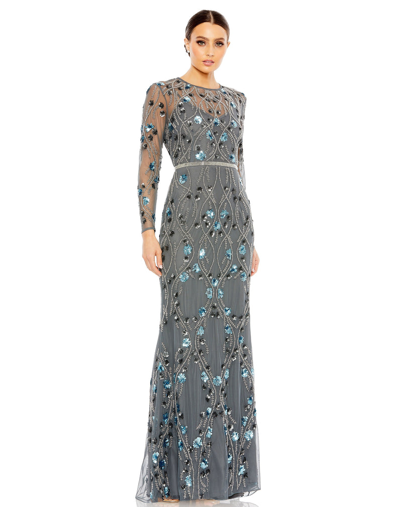 Mac Duggal 93772-Charcoal-AB