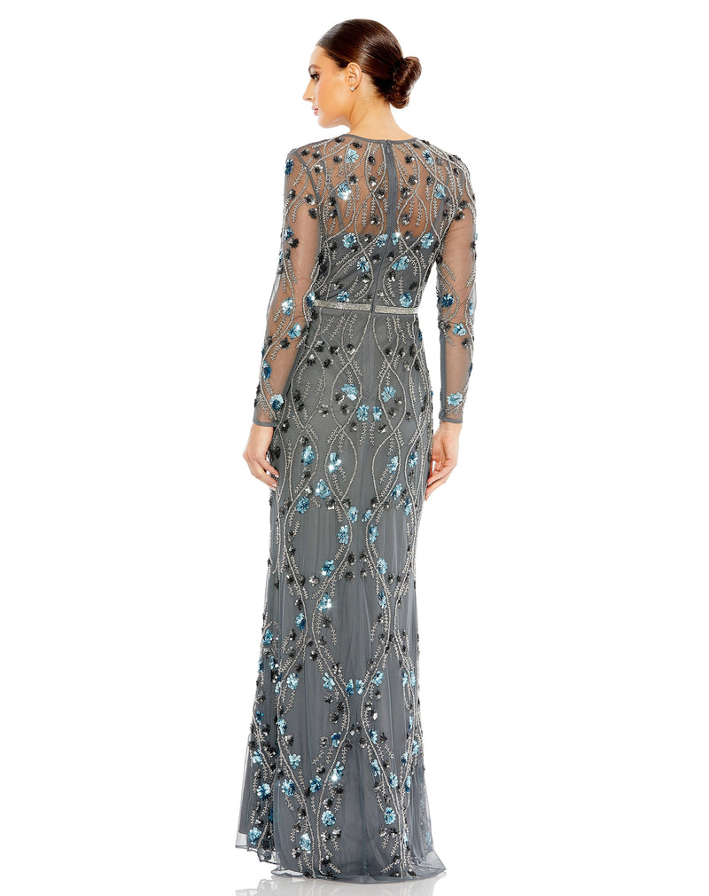 Mac Duggal 93772-Charcoal-BK
