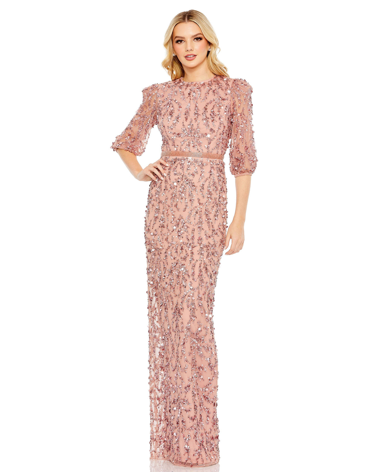 Mac Duggal 93790-Rosewood-AB