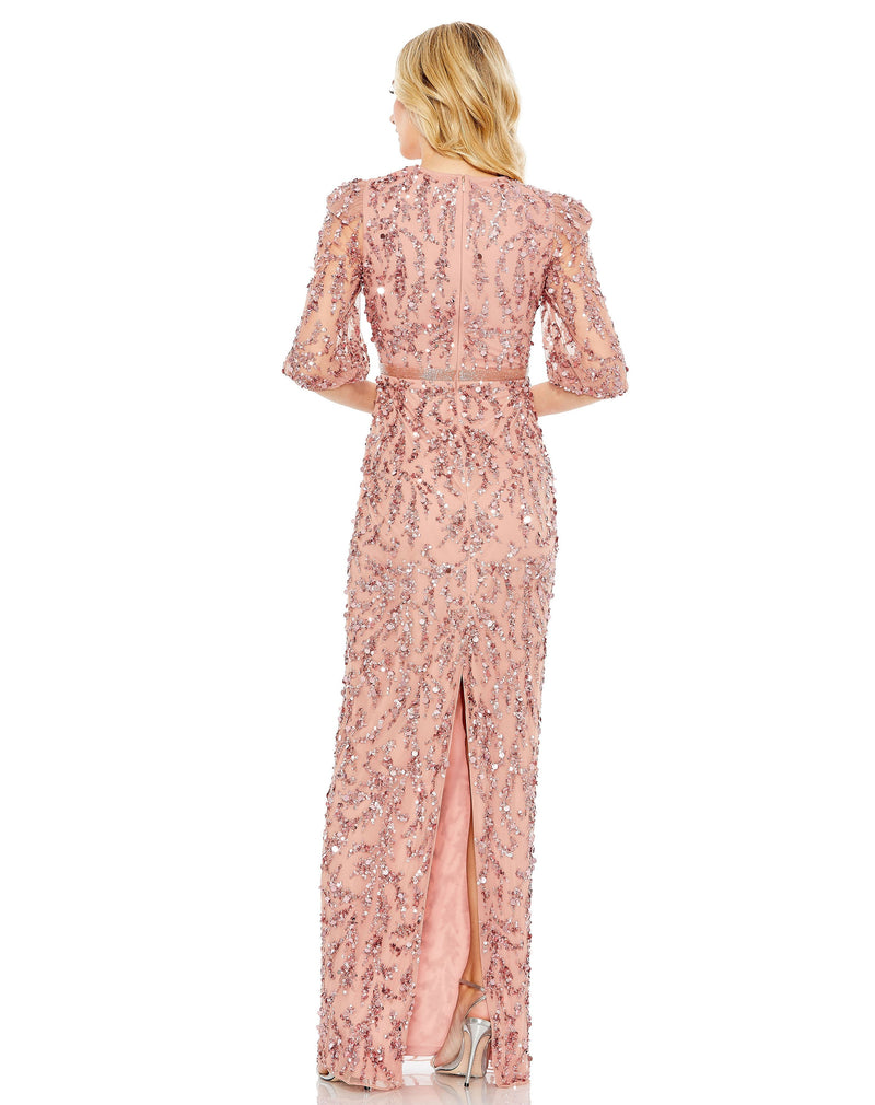 Mac Duggal 93790-Rosewood-BK