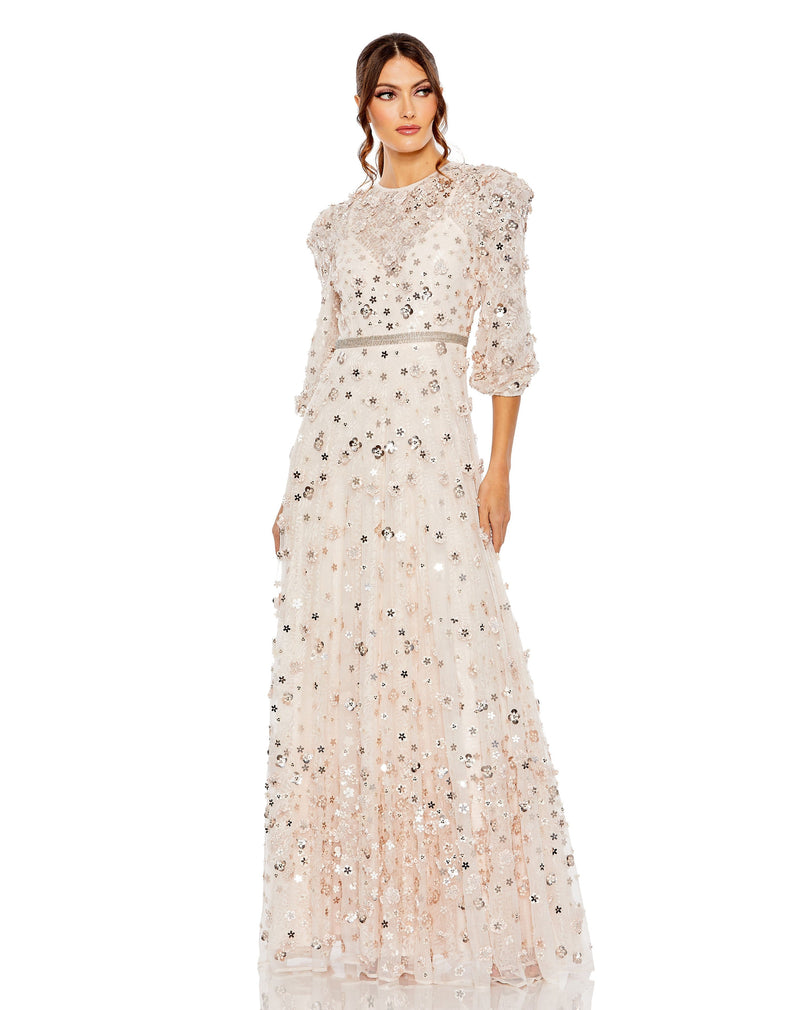 Mac Duggal 93805-Blush-AB