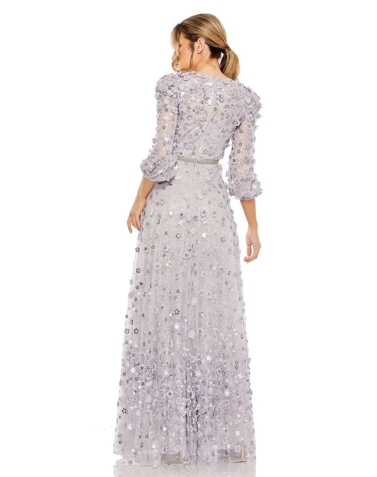 Mac Duggal 93805-Lavender-BK
