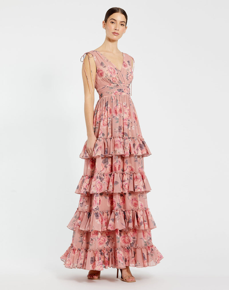 Mac Duggal 9386-PinkMulti-AB