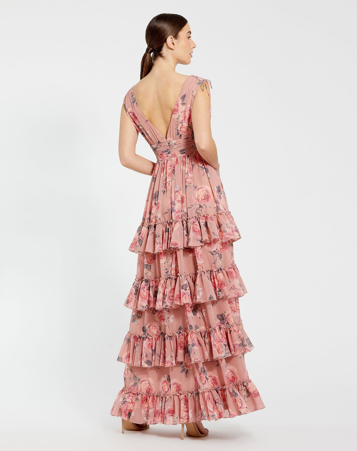 Mac Duggal 9386-PinkMulti-BK