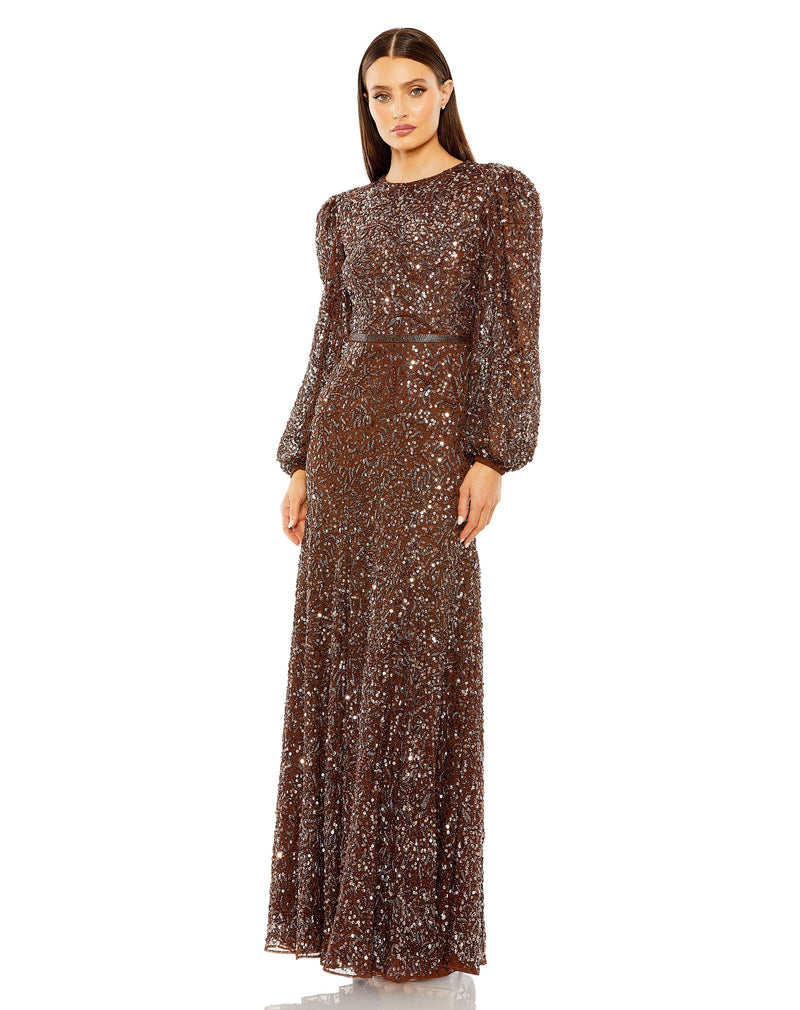 Mac Duggal 93902-Chocolate-AB