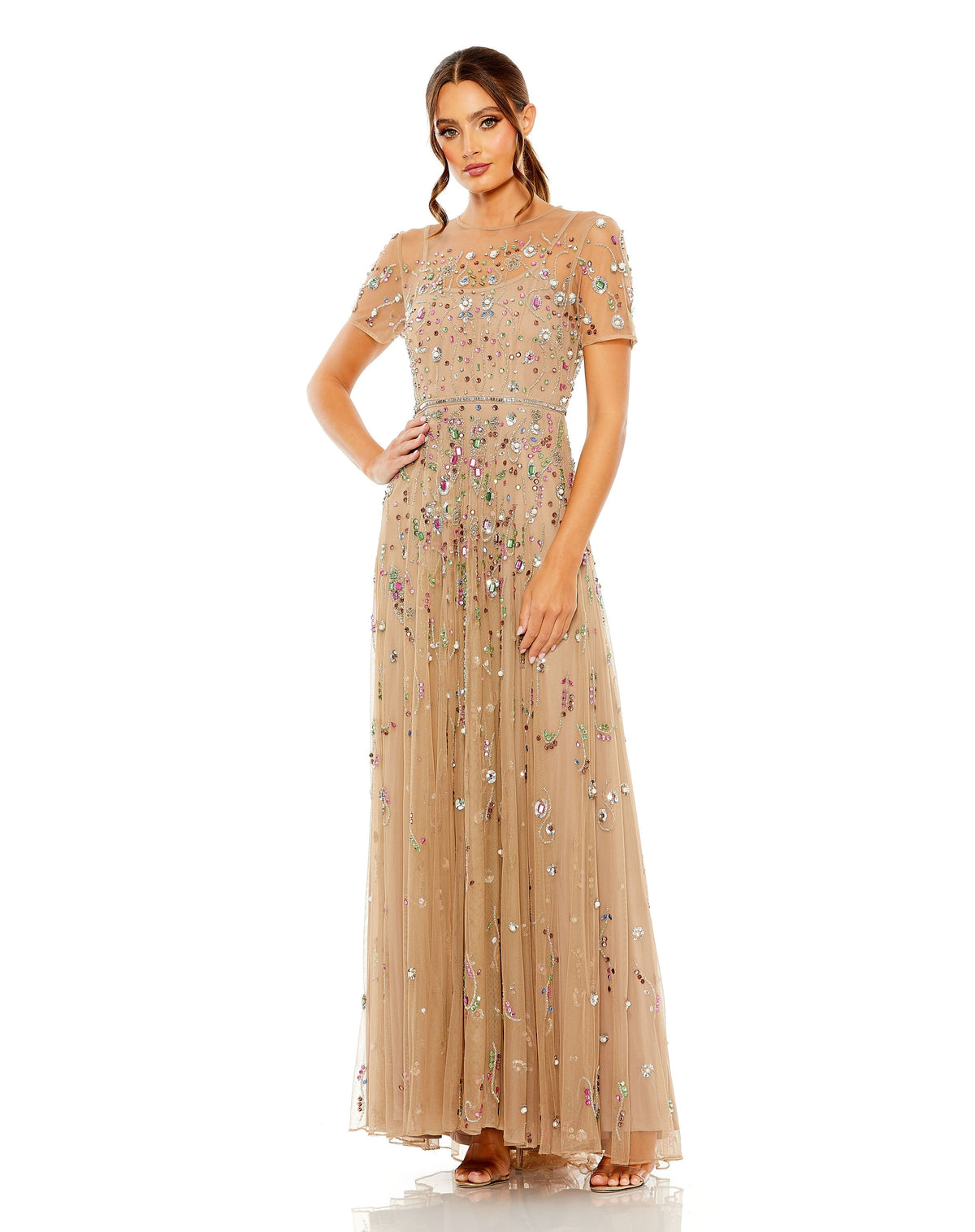 Mac Duggal 93924-AntiqueGold-AB