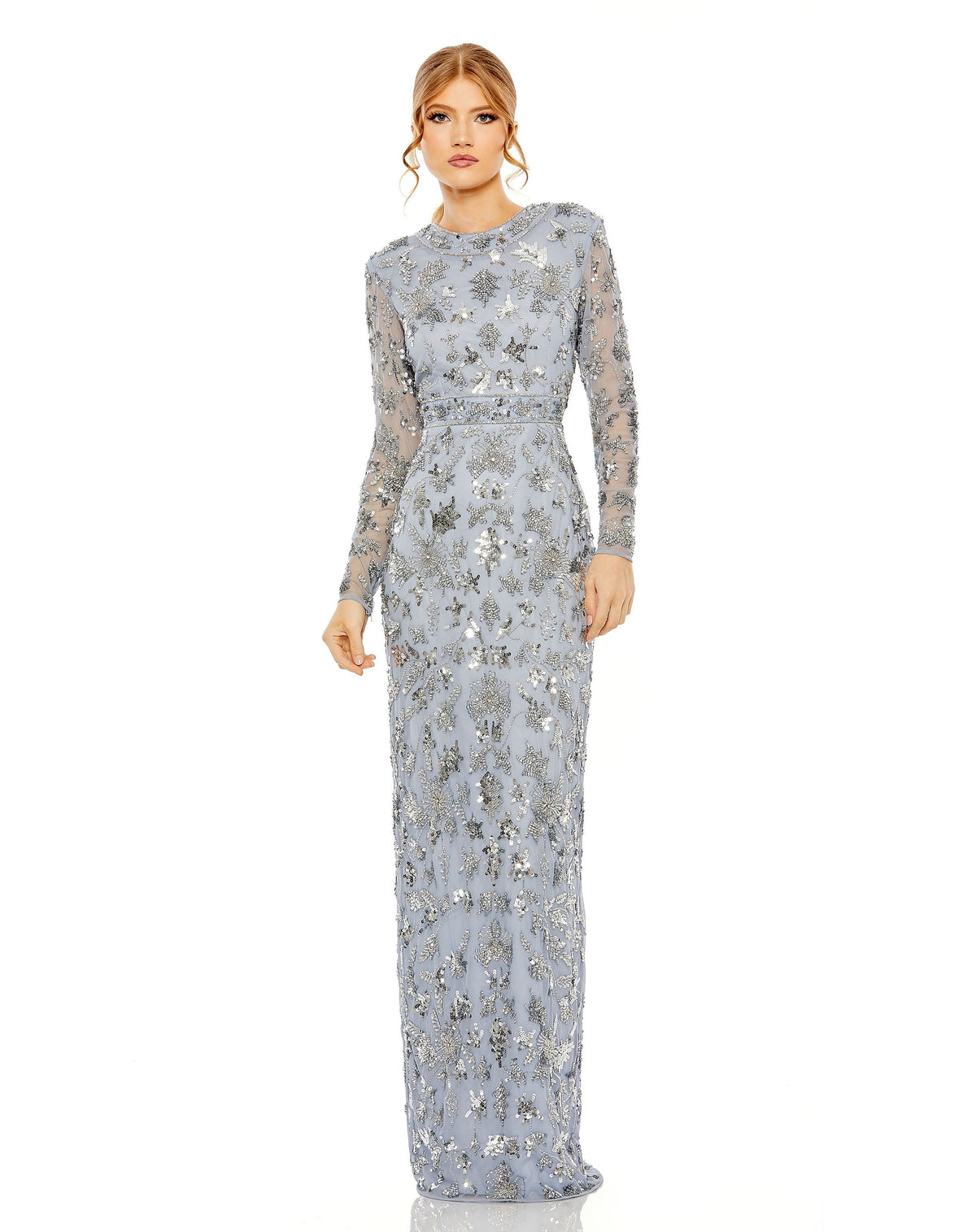 Mac Duggal 93939-SlateBlue-AB
