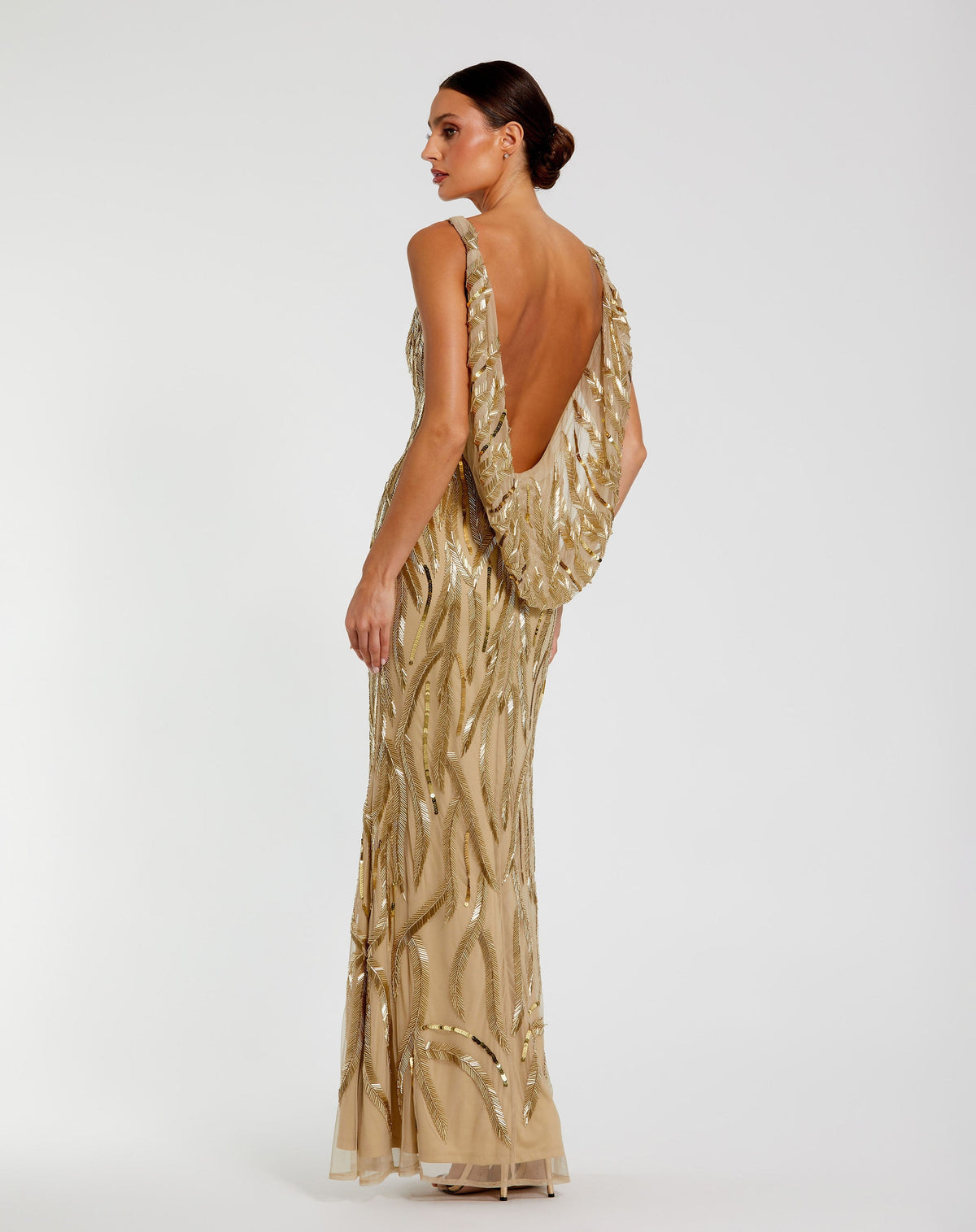 Mac Duggal 94146-Gold-BK