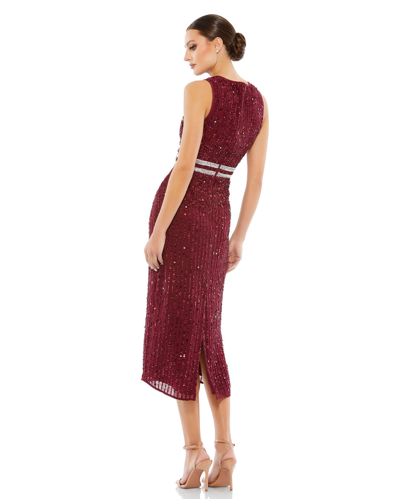 Mac Duggal A10509-Burgundy-BK