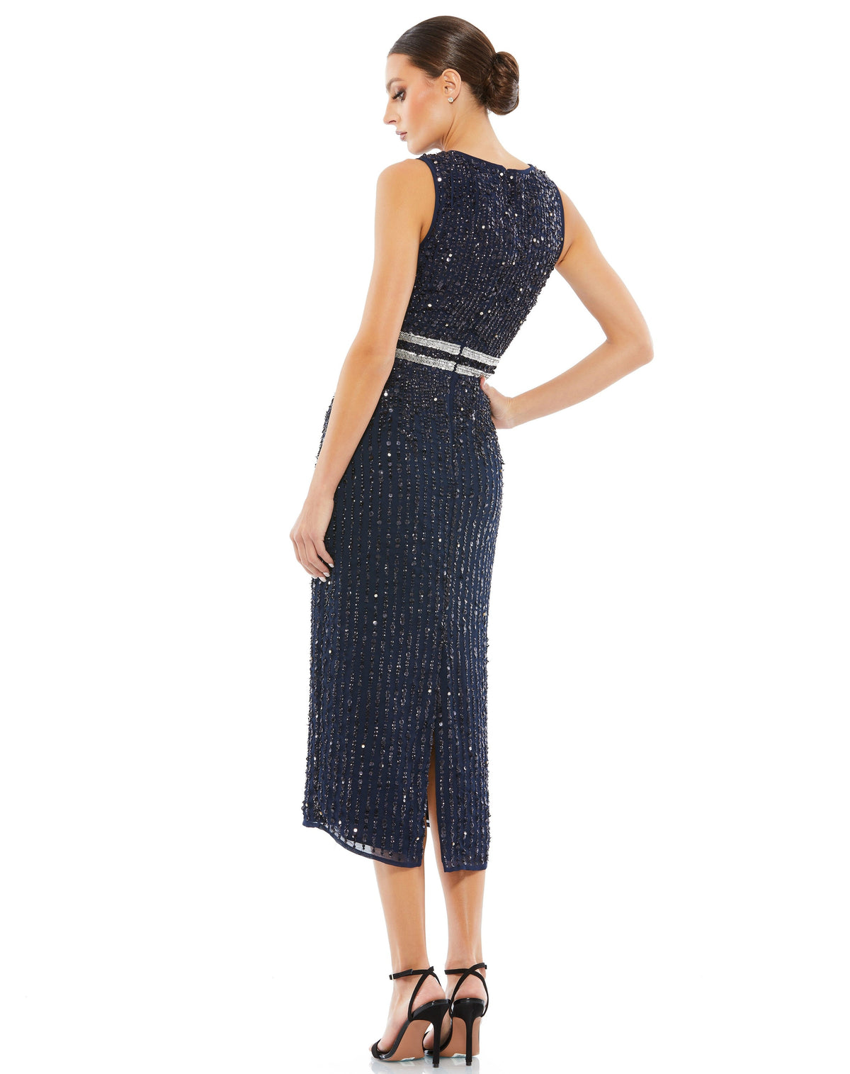 Mac Duggal A10509-Navy-BK