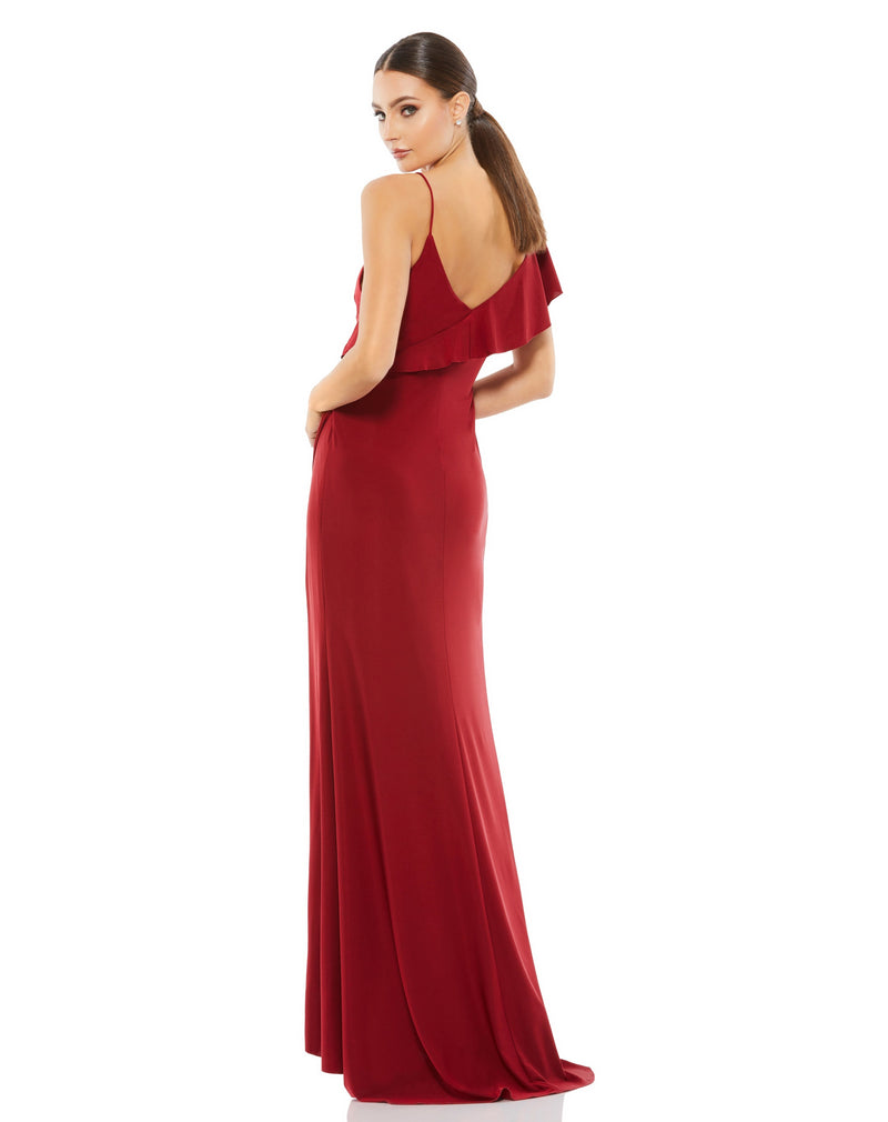 Mac Duggal A11257-Wine-BK