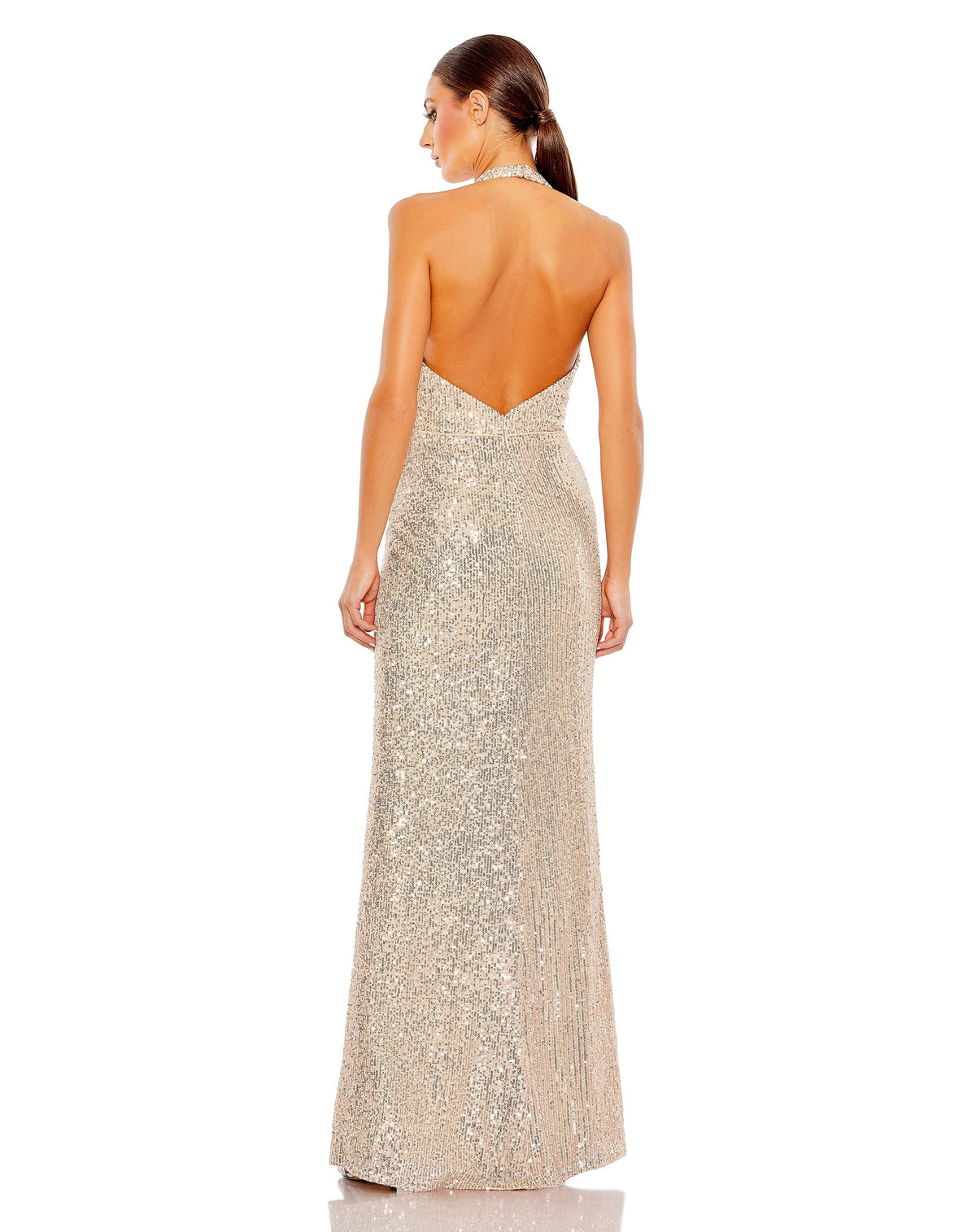 Mac Duggal A11277-RoseGold-BK