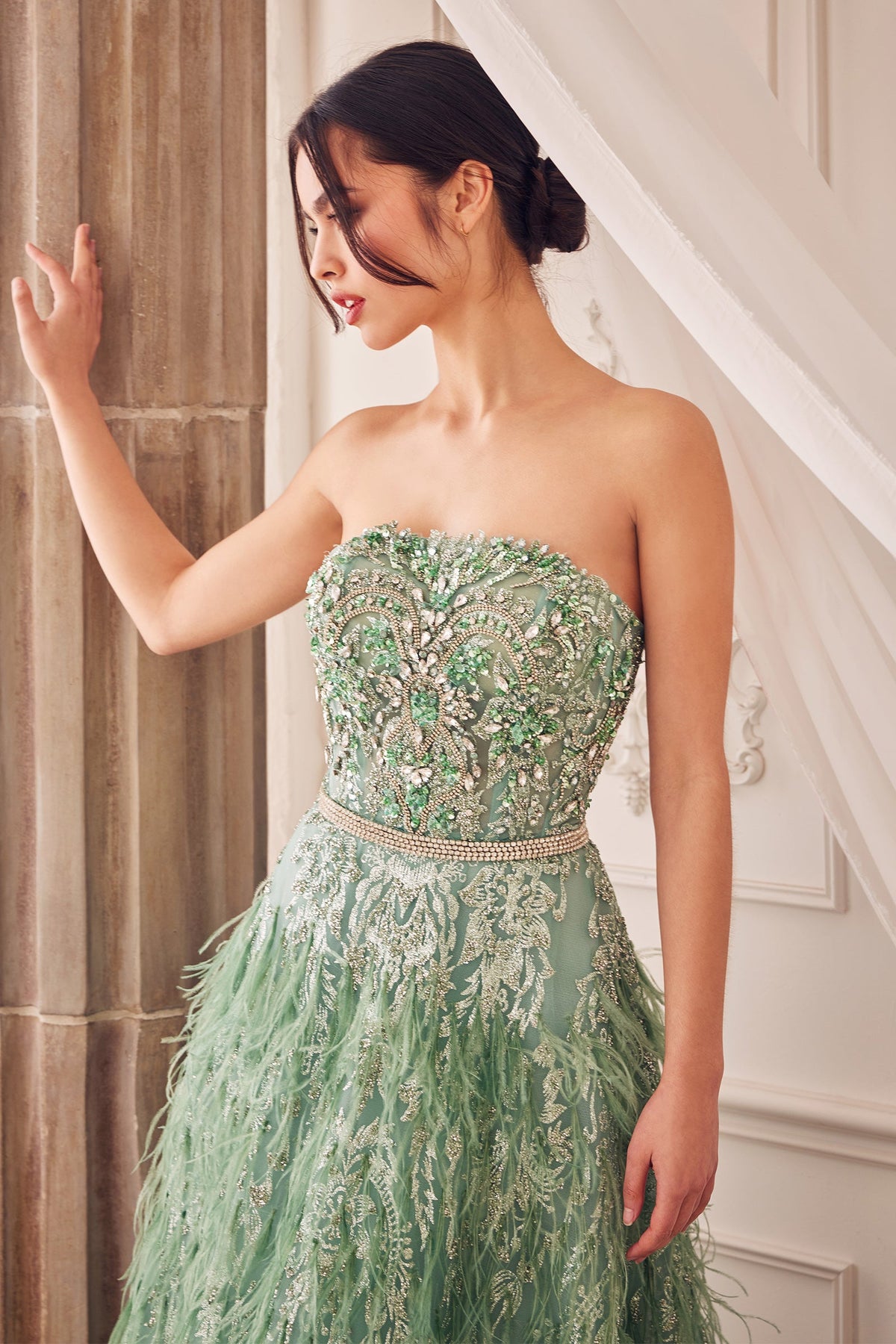 Andrea & Leo Couture A1226_sage_2