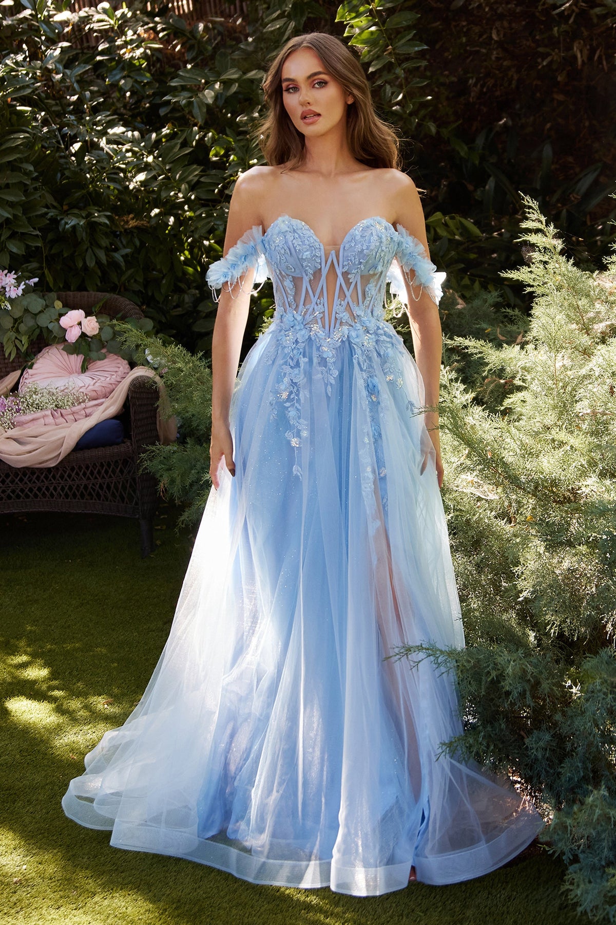 Andrea & Leo Couture A1237_parisblue