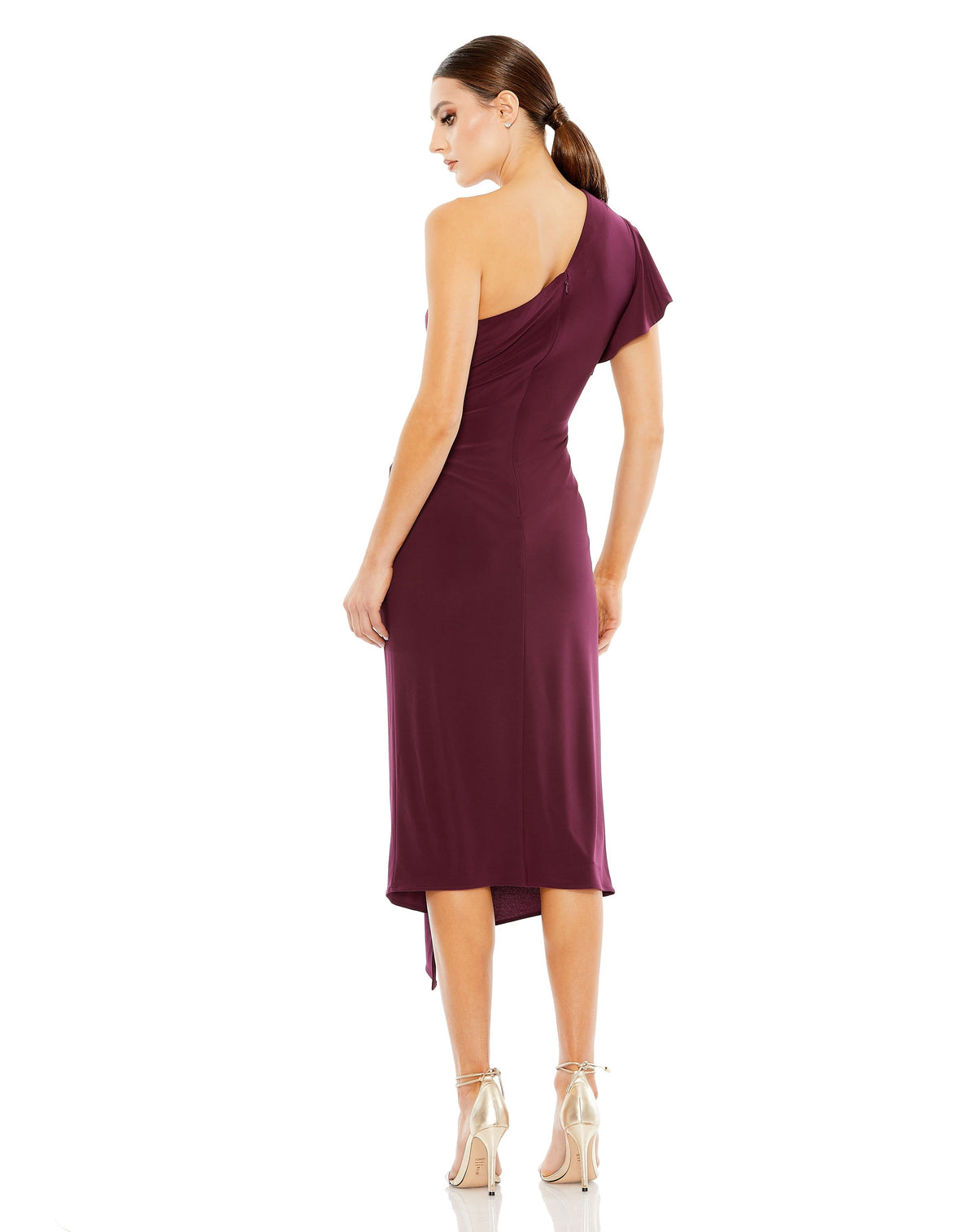 Mac Duggal A12480-Plum-BK