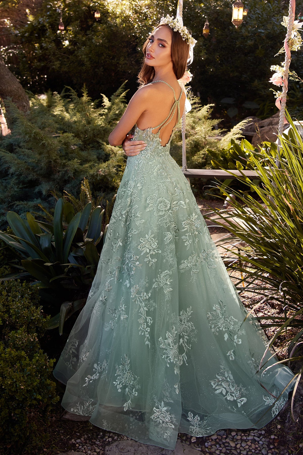 Andrea & Leo Couture A1248_sage_2