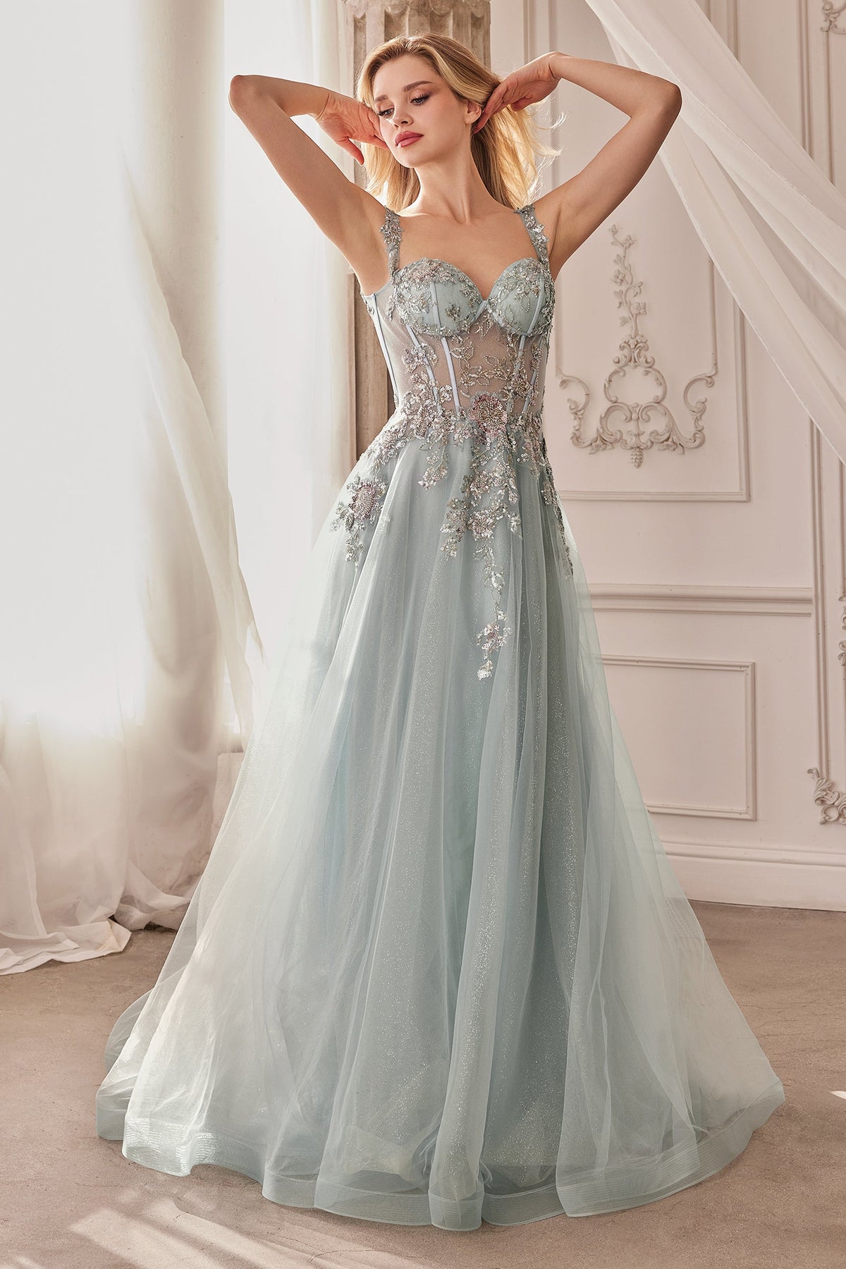Andrea & Leo Couture A1258_sage