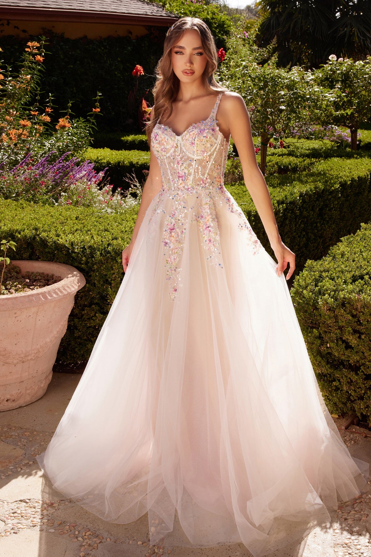 Andrea & Leo Couture A1288_whiteflowers