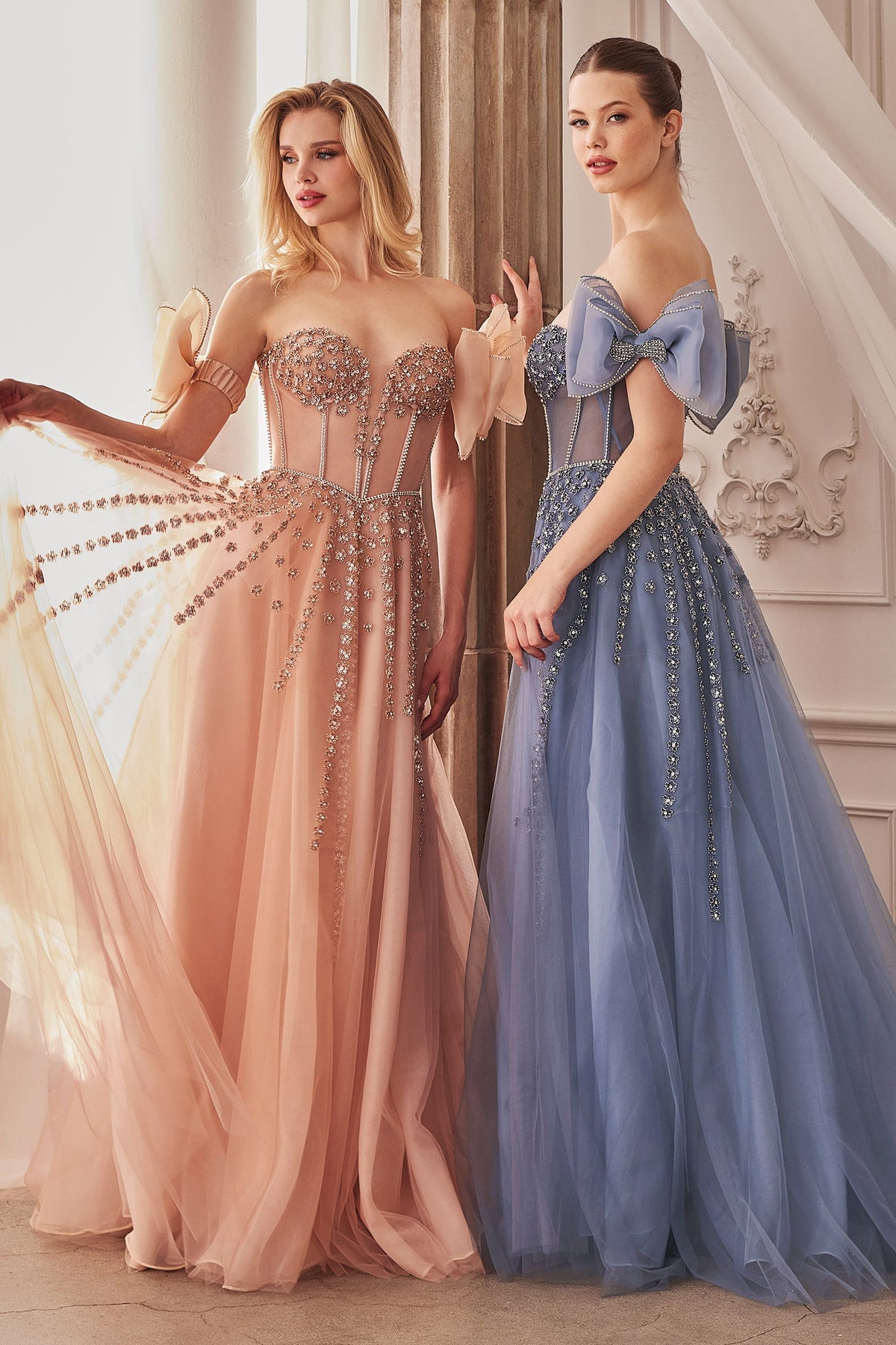 Andrea & Leo Couture A1338_midnightblue_rosegold_3