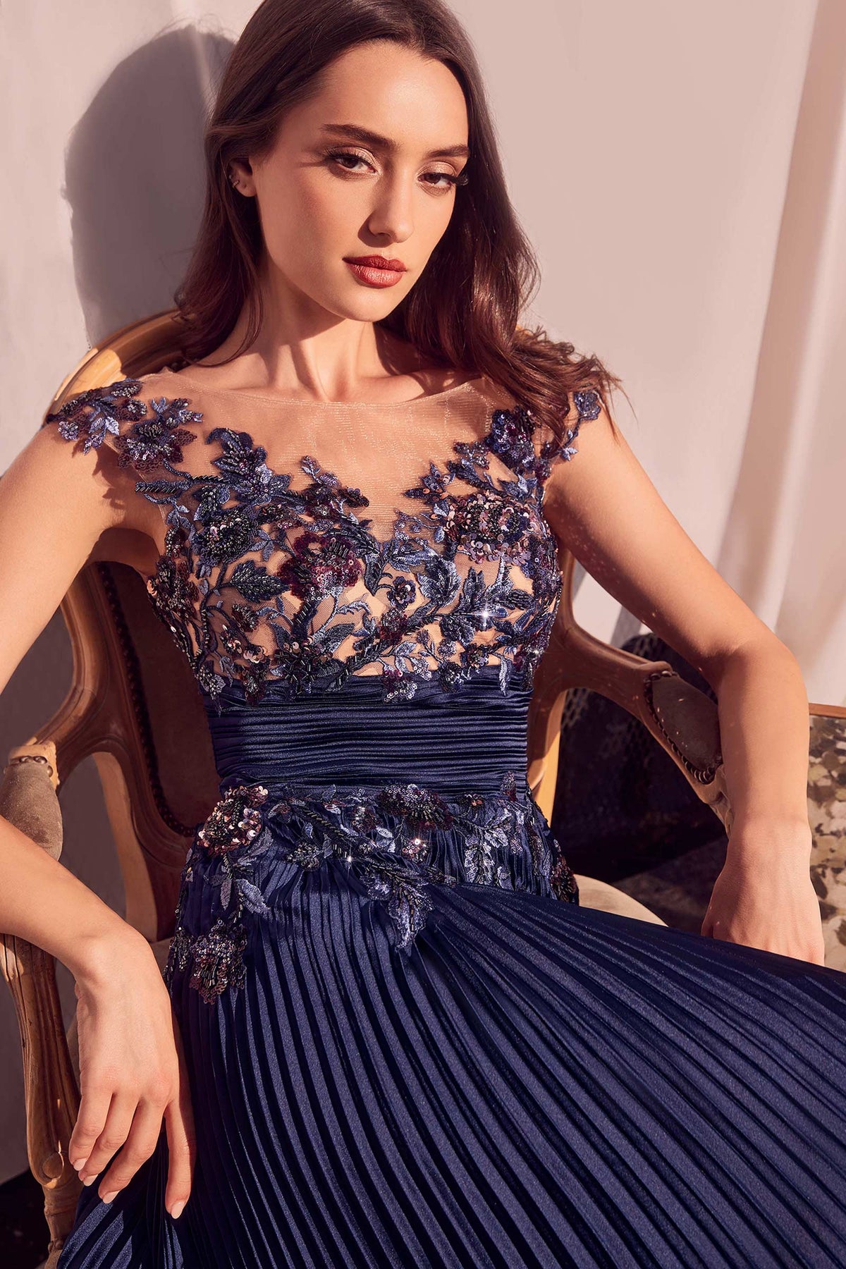 Andrea & Leo Couture A1355_NAVY_1