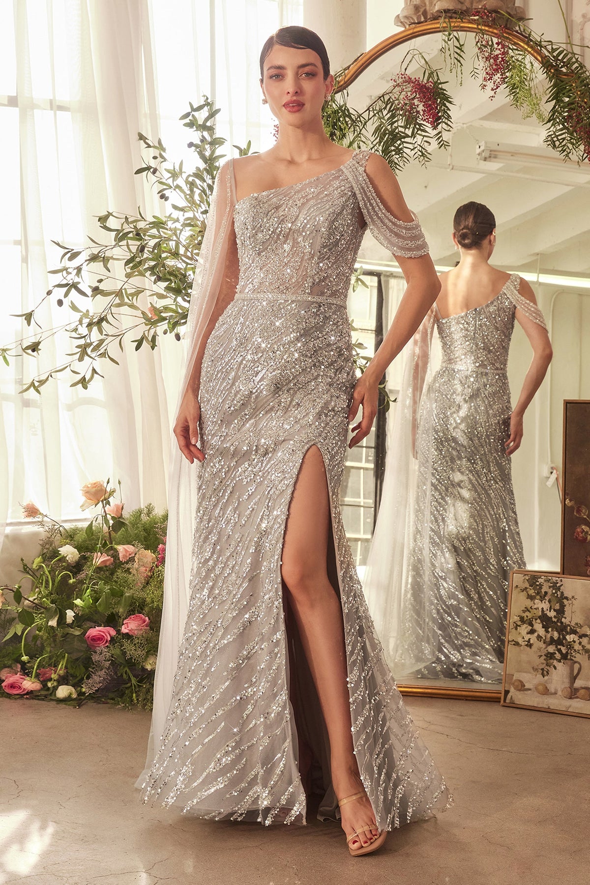 Andrea & Leo Couture A1370_SILVER_front